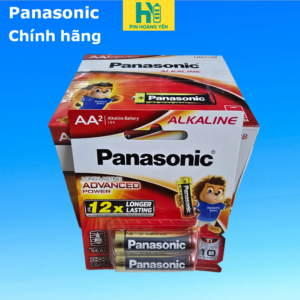 Hộp 24 viên pin tiểu AA  Alkaline Panasonic LR6T/2B - dùng cho điều khiển, micro, đồ chơi...