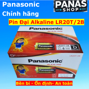 Hộp 12 viên pin Đại (D) Panasonic  Alkaline LR20T/2B