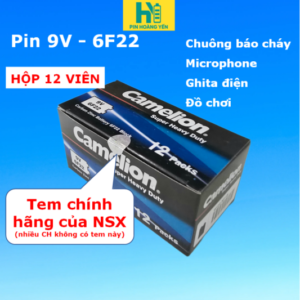 Hộp 12 viên 9V Camelion 6F22 chính hãng